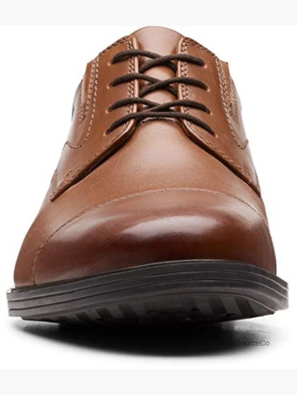 Leather Cap Oxford Lace-Up Dress Shoes - Ortholite Comfort